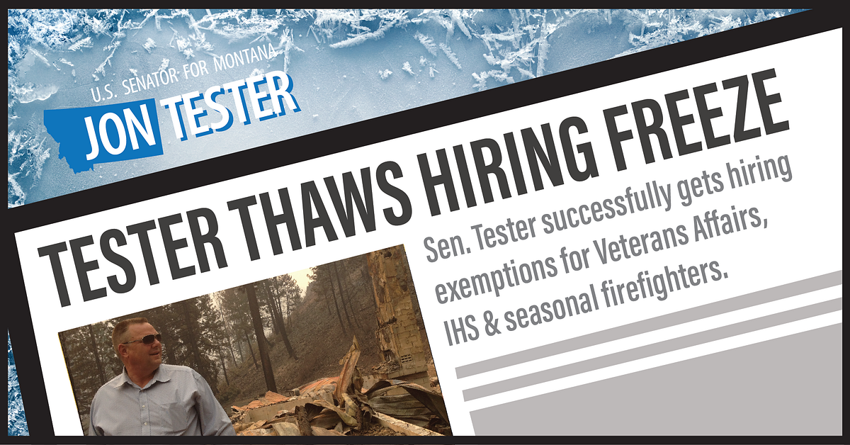 The Unintended Consequences of the Hiring Freeze by Senator Jon