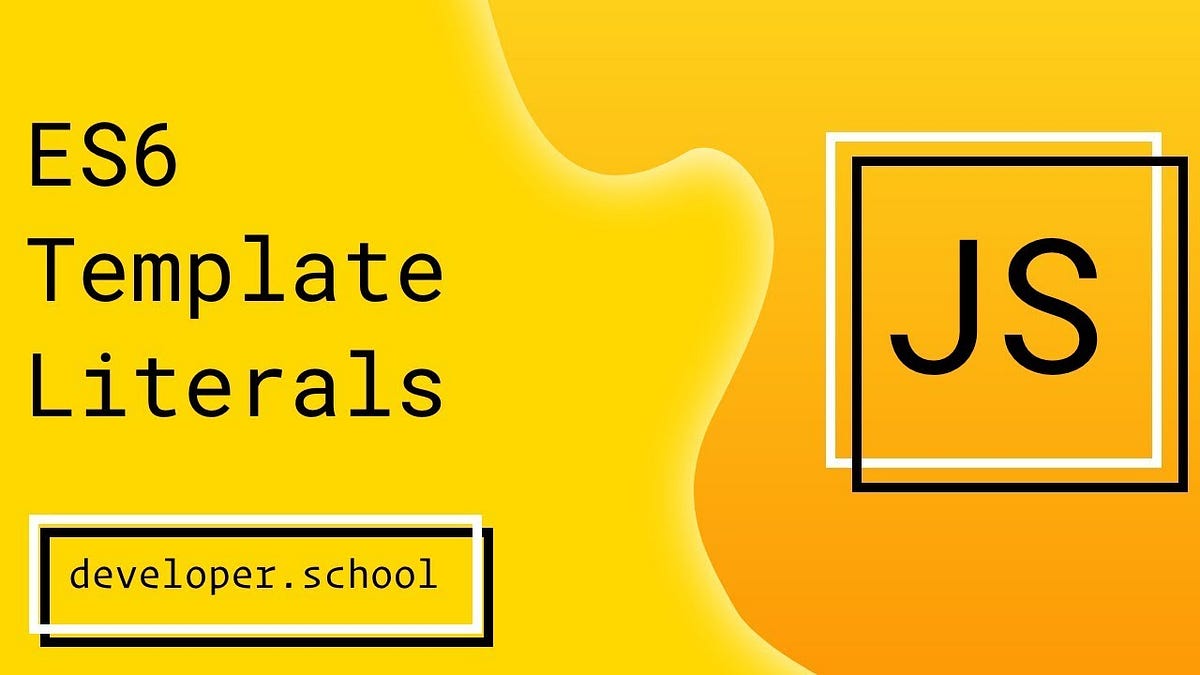 Template Literals in Javascript. Template literals is a feature that