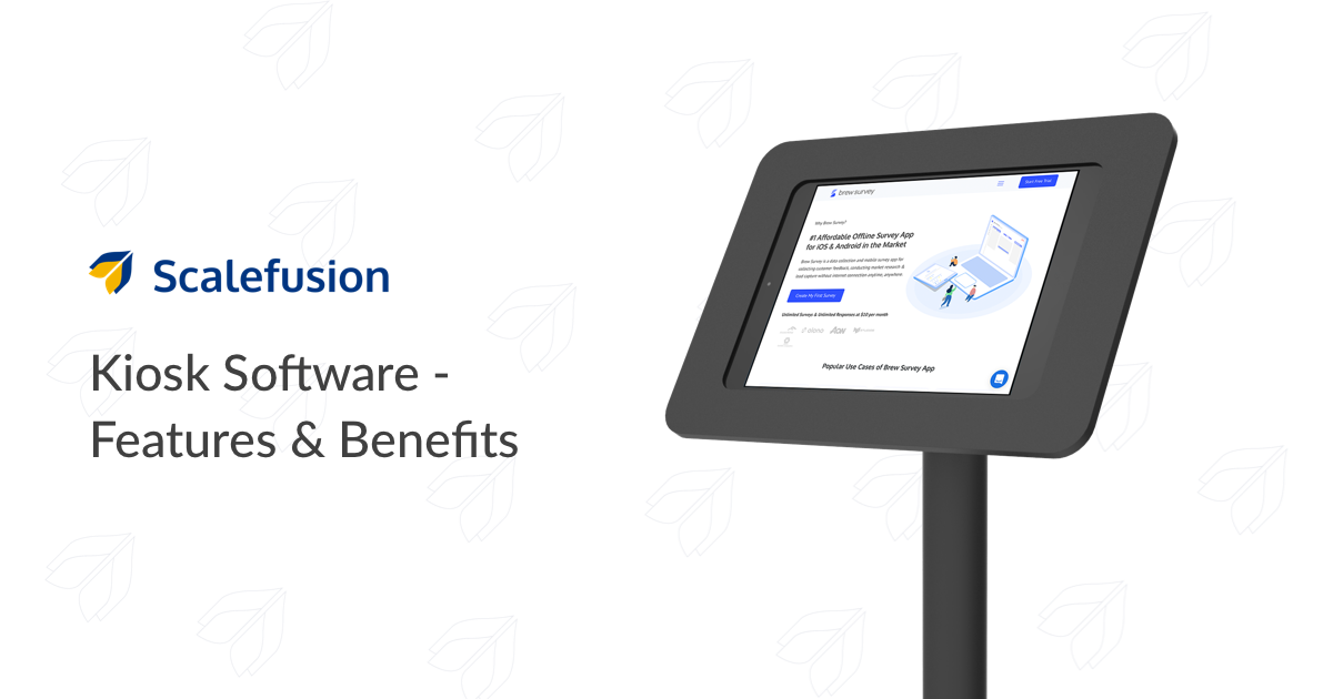 What is kiosk Software? Functions & Benefits of an Ideal Kiosk Software |  by Scalefusion | Medium