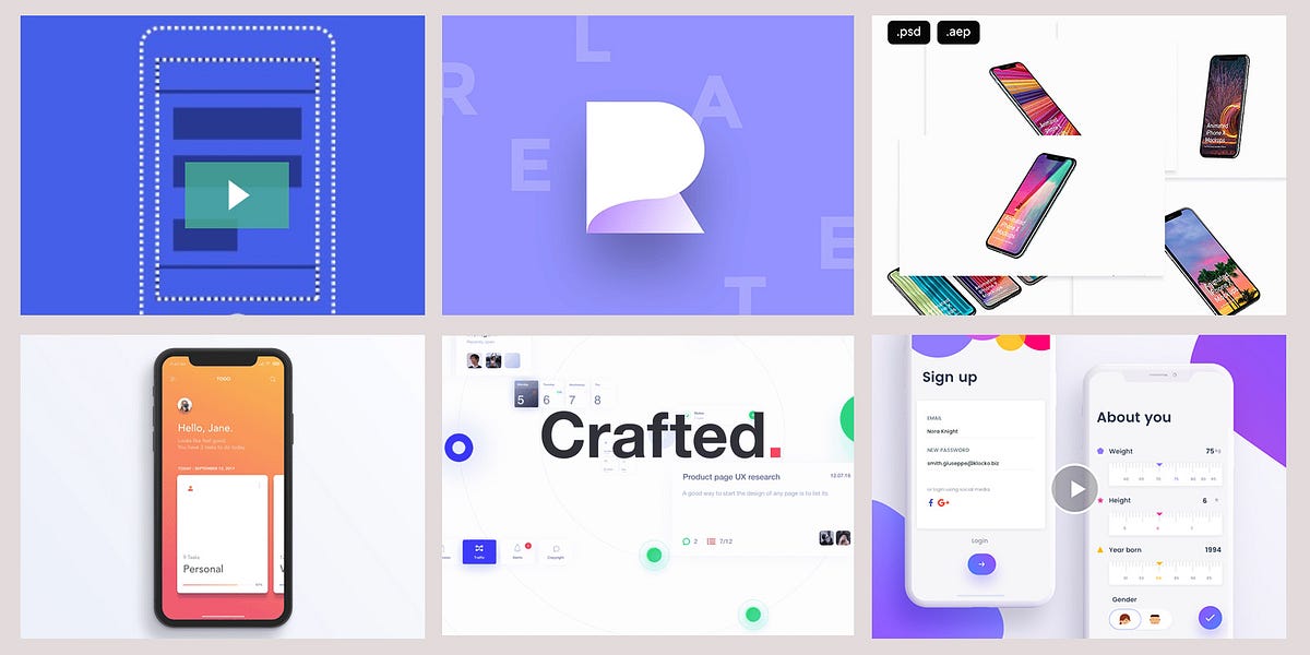 Powerfull Mobile UI Tutorials & Freebies