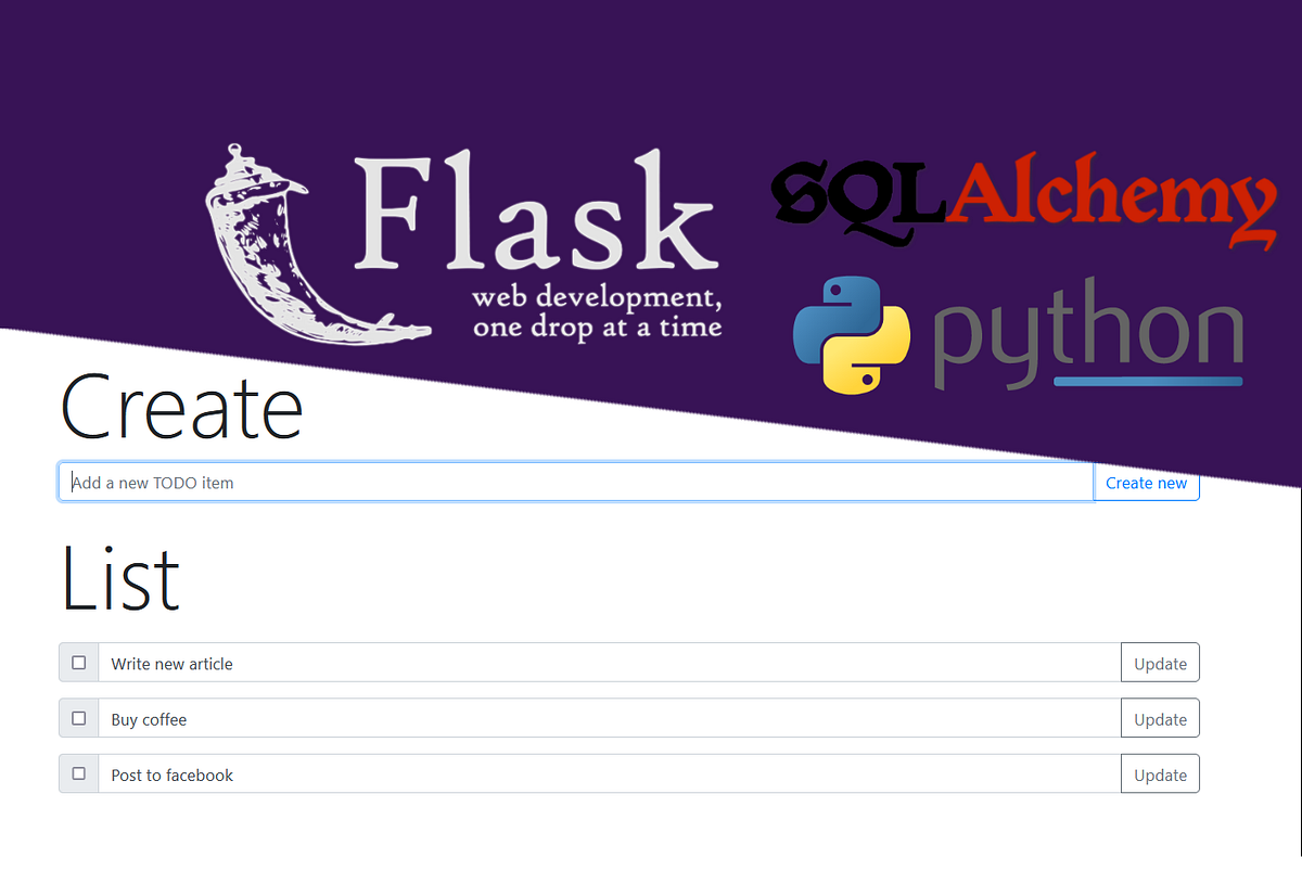 Build a simple CRUD todo app with Python Flask in 100 lines of code or less | by Ing. Jan Jileček | ITNEXT Build a simple crud todo app with python flask in 100 lines of code or less | by ing. jan jileček | itnext