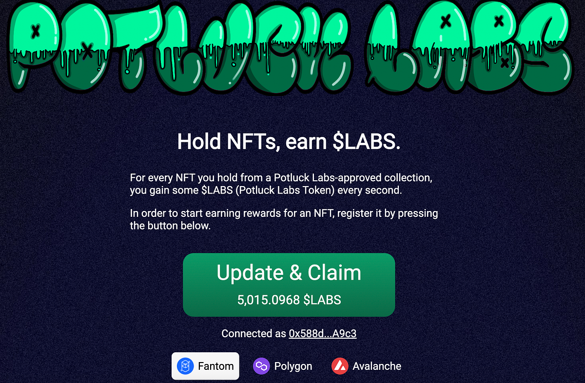 LABS Token Update. Potluck Labs’ Ecosystem Token What you… by