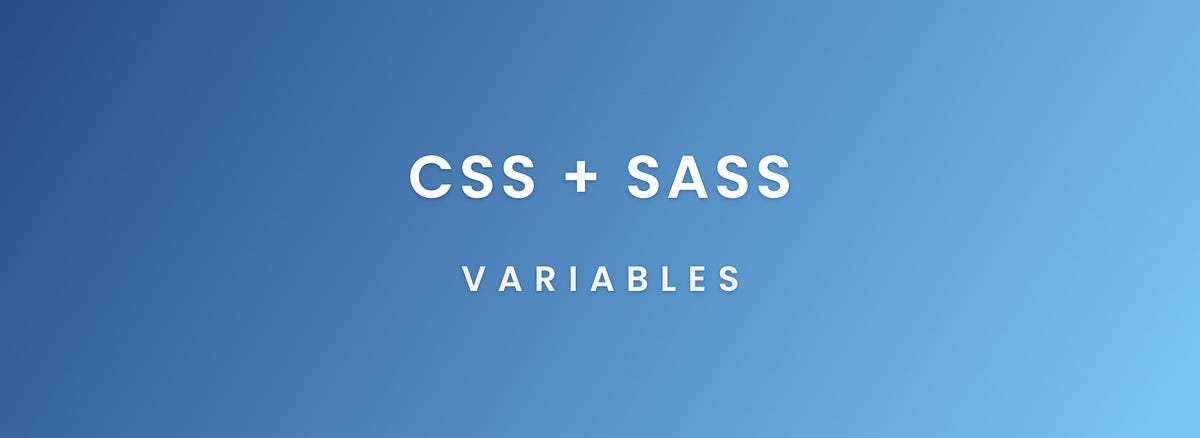 Magic of CSS + SASS variables