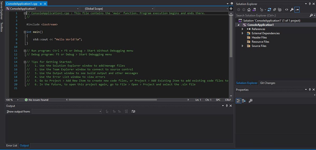 Lesson 1: Getting Start With the IDE For C++ | by Talha Aziz ...