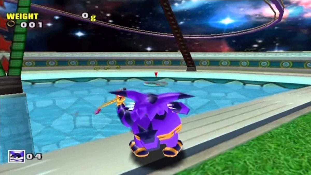 Screenshot of Big the Cat.