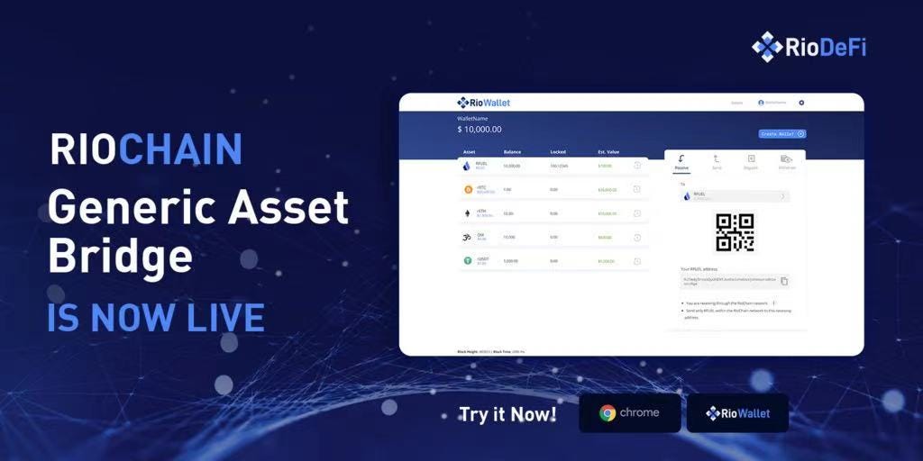 The RioChain Generic Asset Bridge is live!