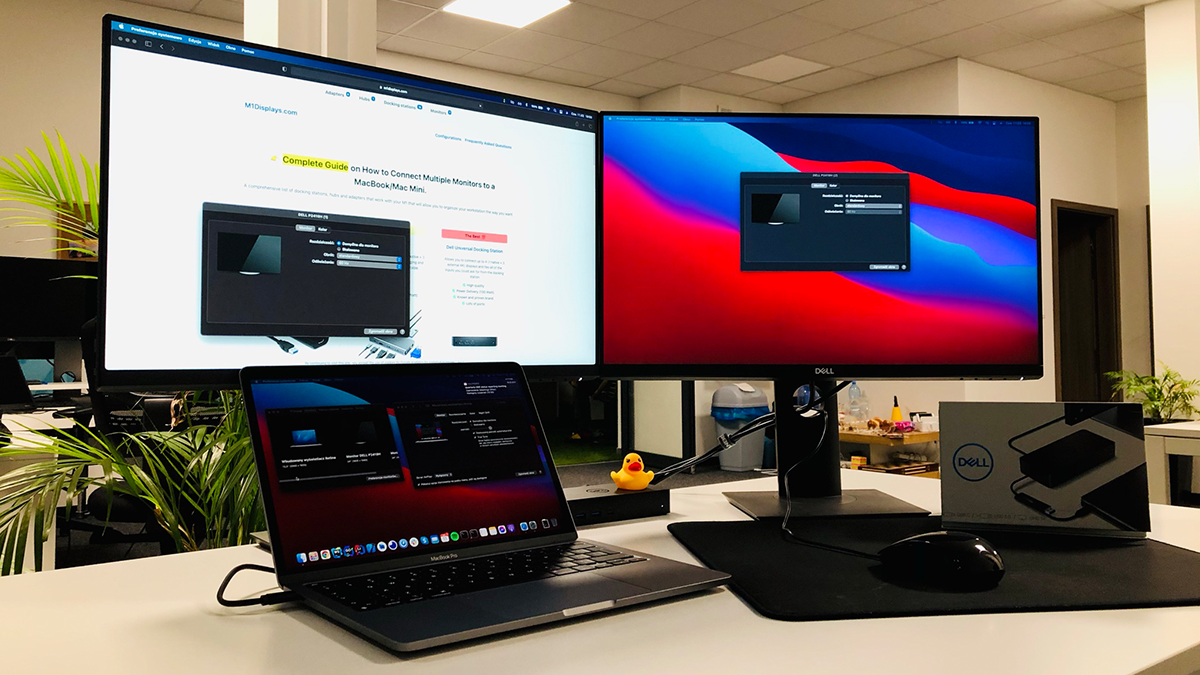 M1 MacBook Pro with Dell D6000 