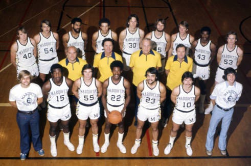 1977 marquette basketball uniforms