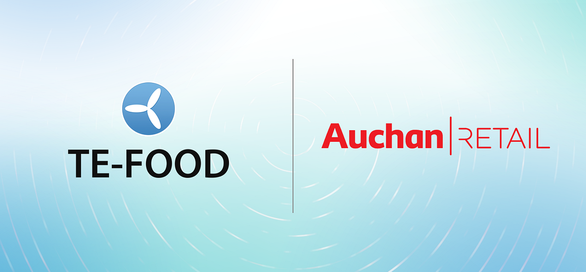 european retail giant auchan implements blockchain based food traceability on international scale by te food te food medium european retail giant auchan implements