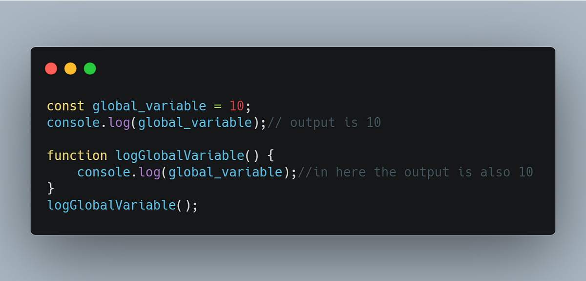 JavaScript Scope. What is Scope? | by Md Farhad Hossain | Medium