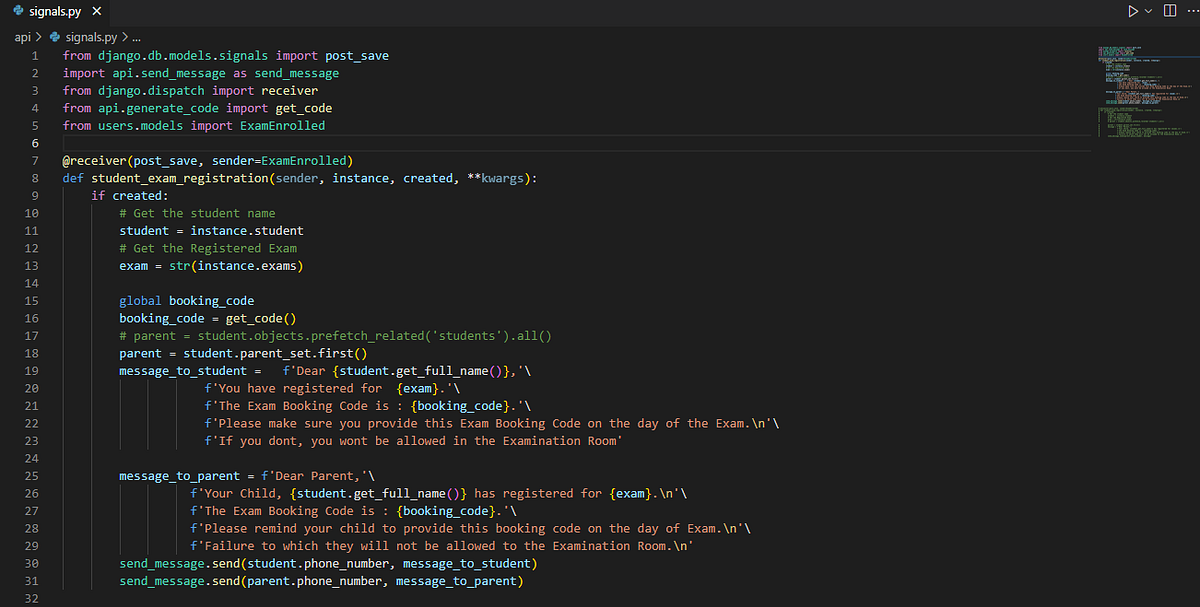Working with Django Signals. Signals in Django are utilities that… by