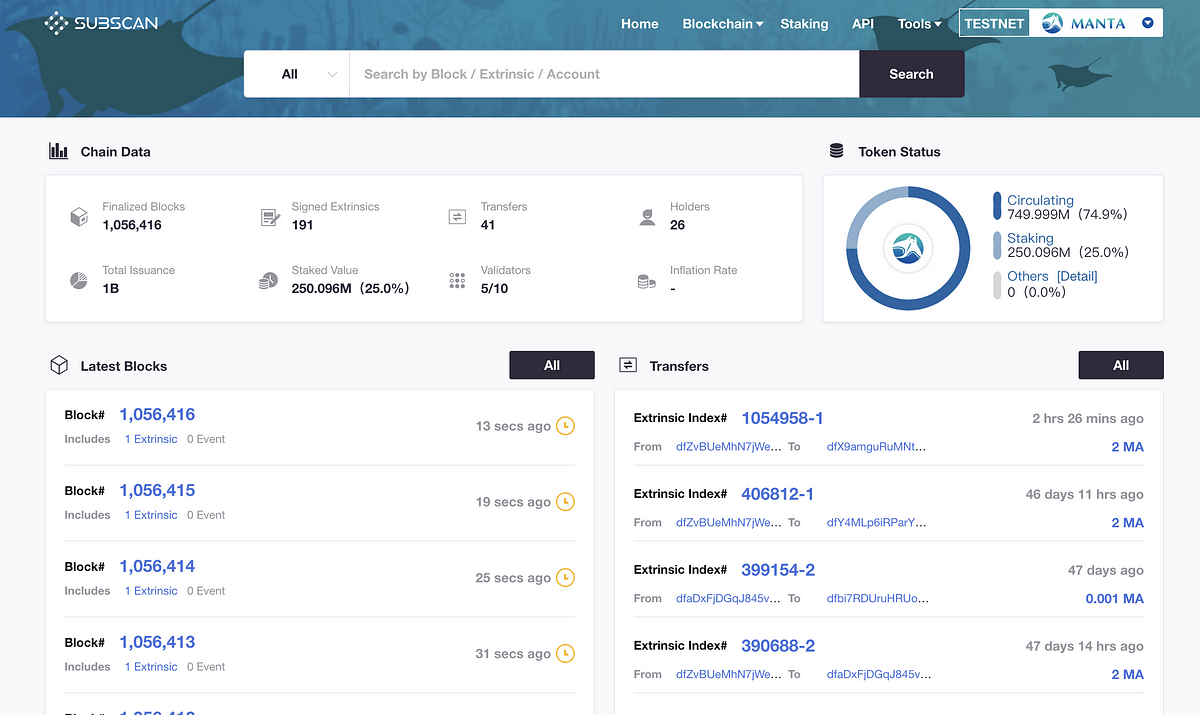 Manta Network Partners with Subscan for Integration with Block Explorer