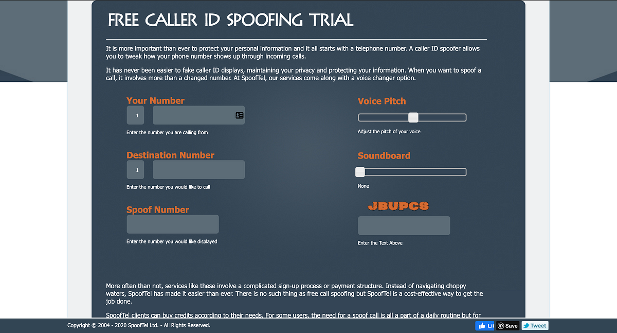 Text Id Faker Free