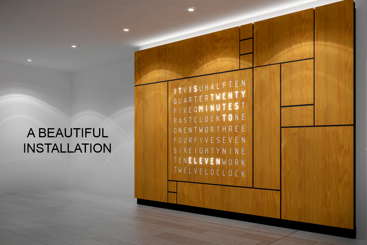 Case Study Word Clock Maker Project Canvas by John van Saders