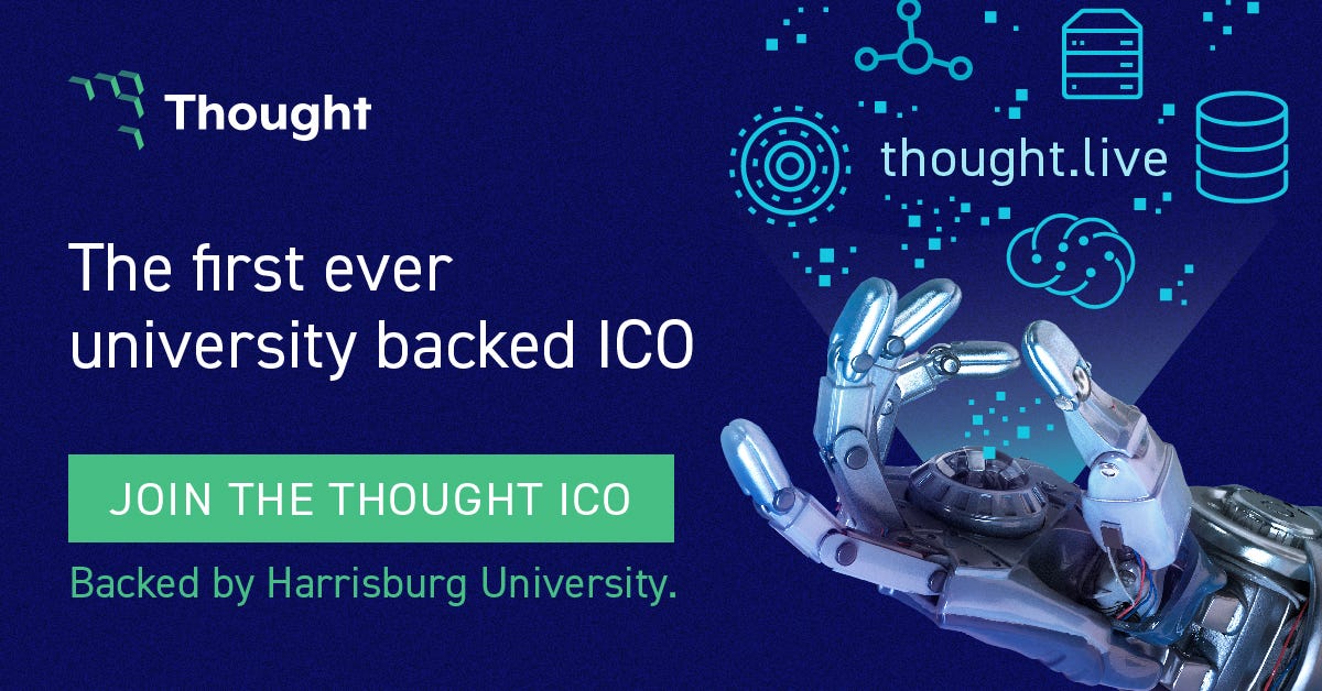 Harrisburg University Backed Thought Network Launches Pre ICO On 1st Of