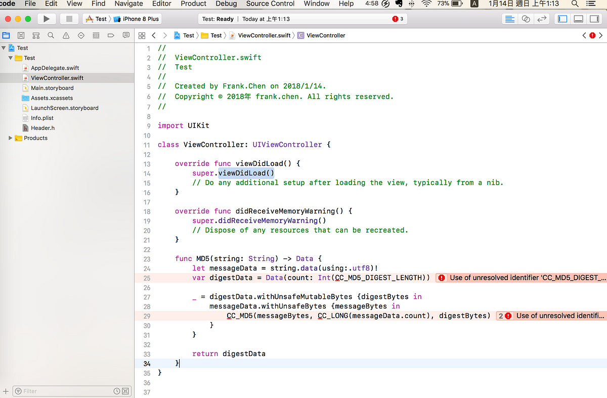 如何在swift 專案中使用objective C 的函式庫或檔案 By 法蘭克的ios世界 Medium