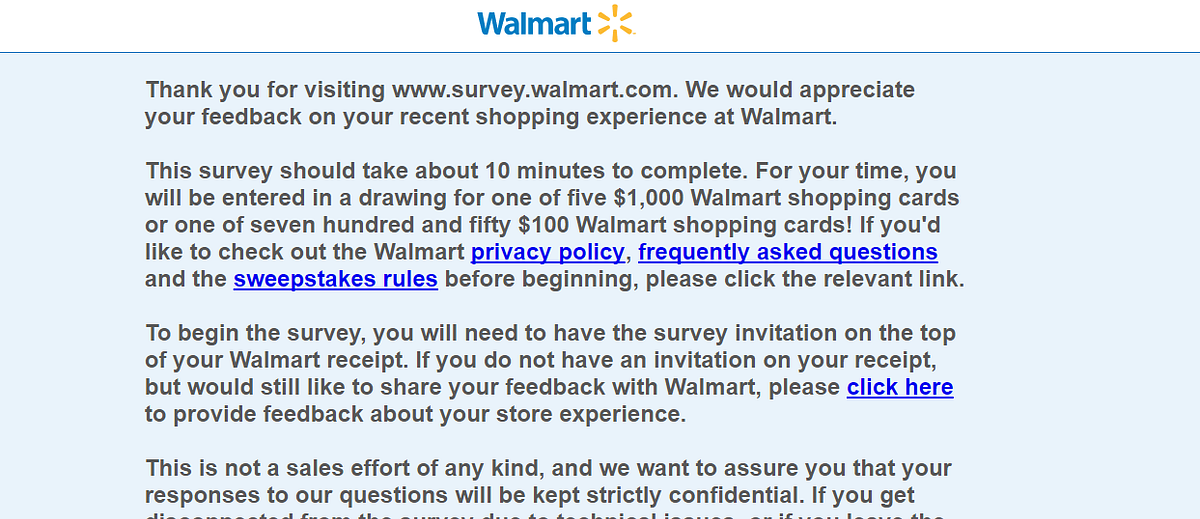 How to Get Free $1000 Gift Card from Walmart Survey | by Bitcoinmet Investment | Medium