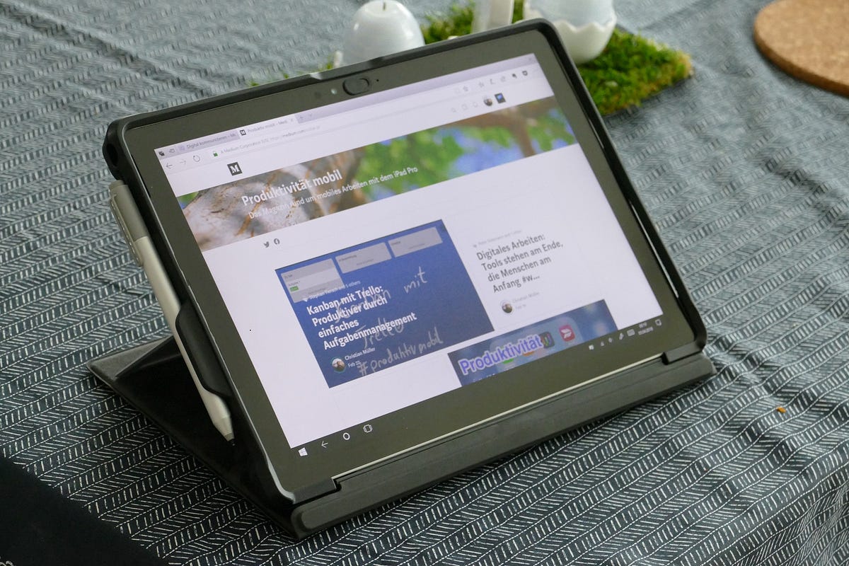 Surface Pro 4 und mobile Produktivität: Erste Eindrücke eines iPad Pro  Nutzers nach 2 Wochen Einsatz | by Christian Müller | Medium