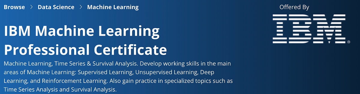 IBM Coursera Machine Learning Professional Certificate By Jonathan 