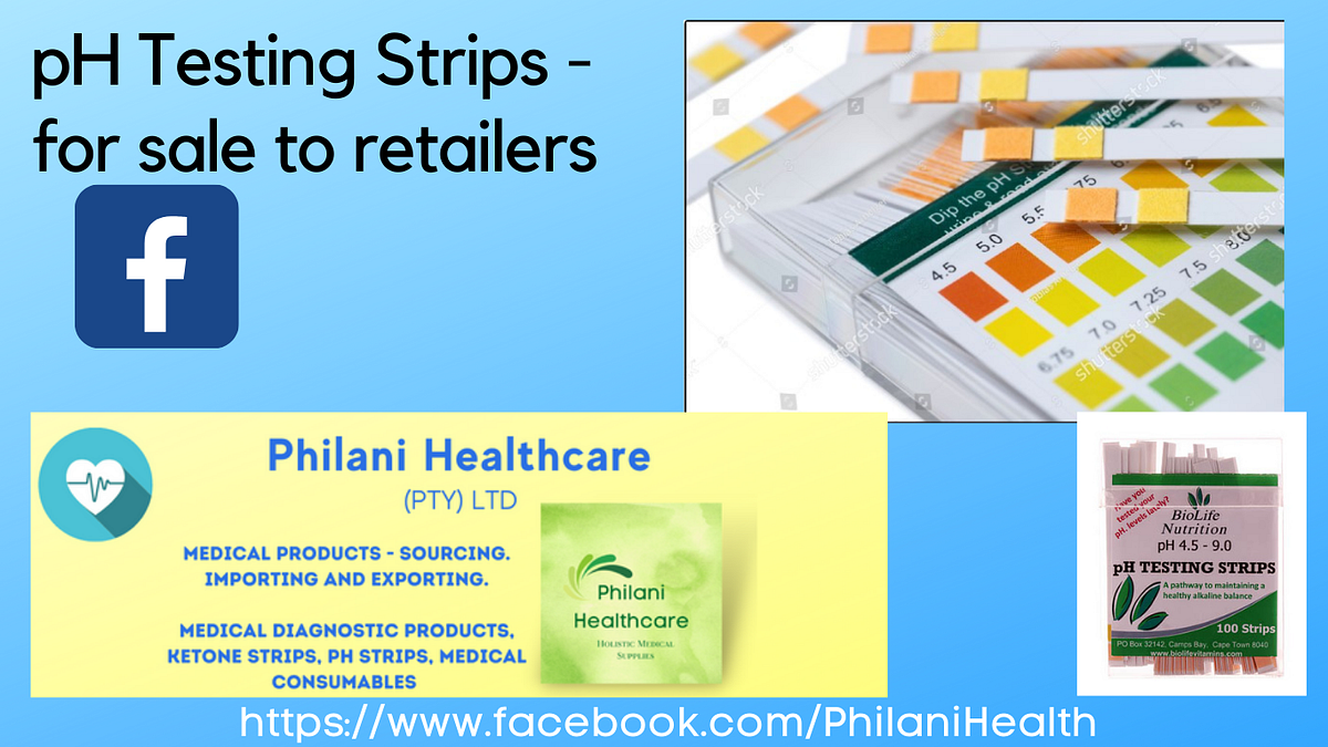 pH Testing Strips PhilaniHealthcare Medium