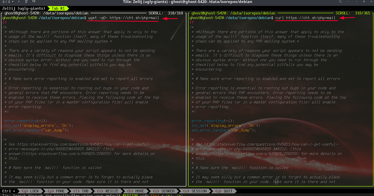 cht.sh —the ultimate “oracle” to get answer for Multilanguages and
