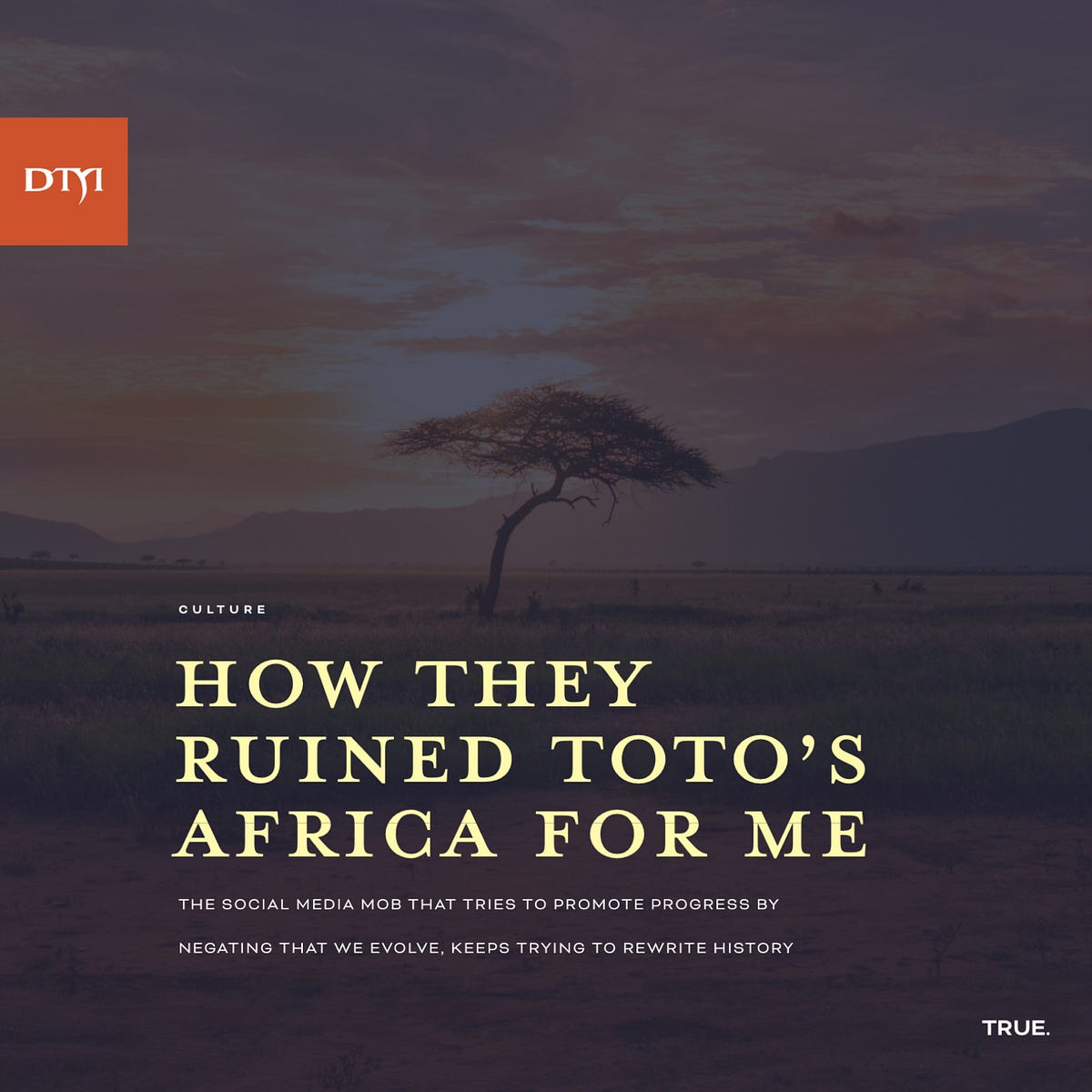 How They Ruined Toto's Africa For Me | by David Todd McCarty | Fanfare |  Medium