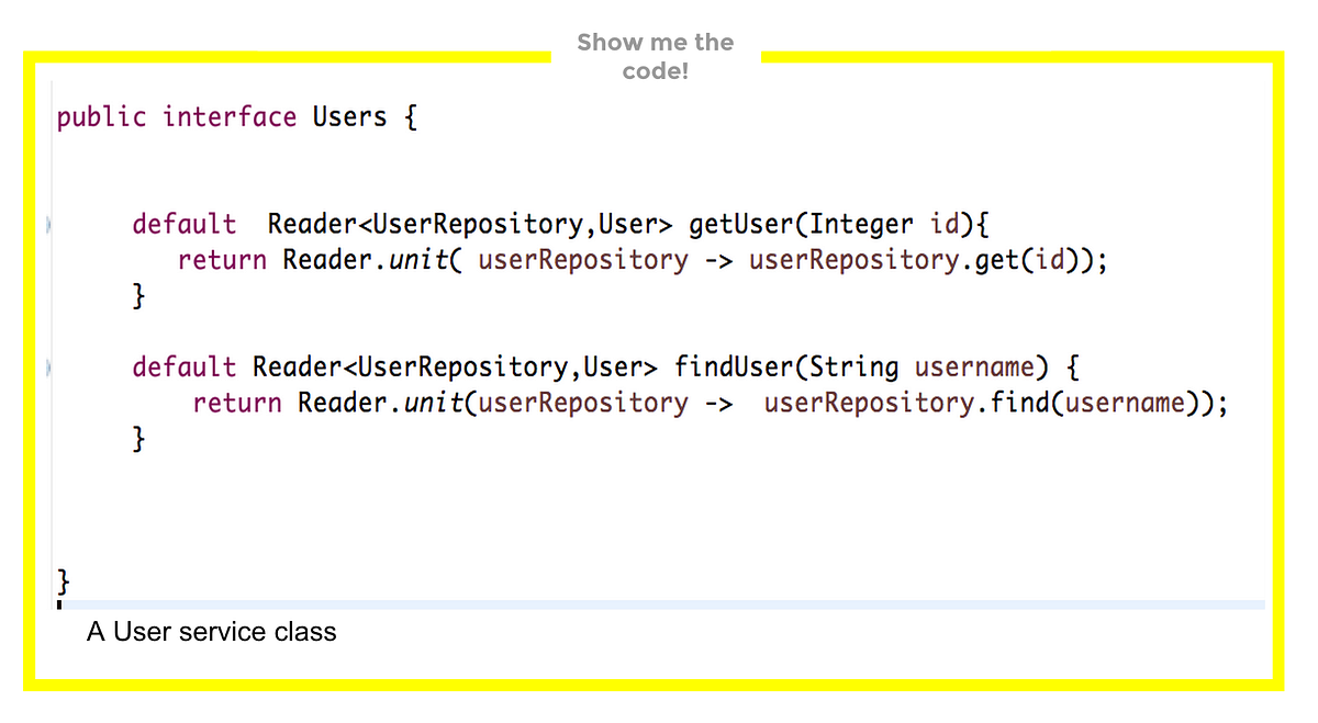 Dependency injection using the Reader Monad in Java 8