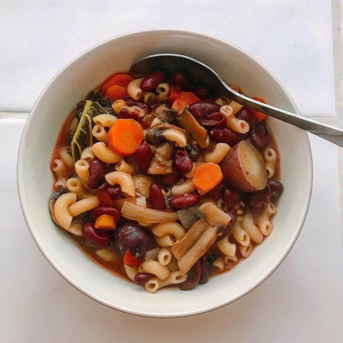 食譜 健康滿點 馬鈴薯紅腰豆蔬菜湯麵 Recipe Healthy Mediterranean Kidney By Ichen Vivi Liao 薇薇廖 臻的很好吃 Eat With Vivi Medium