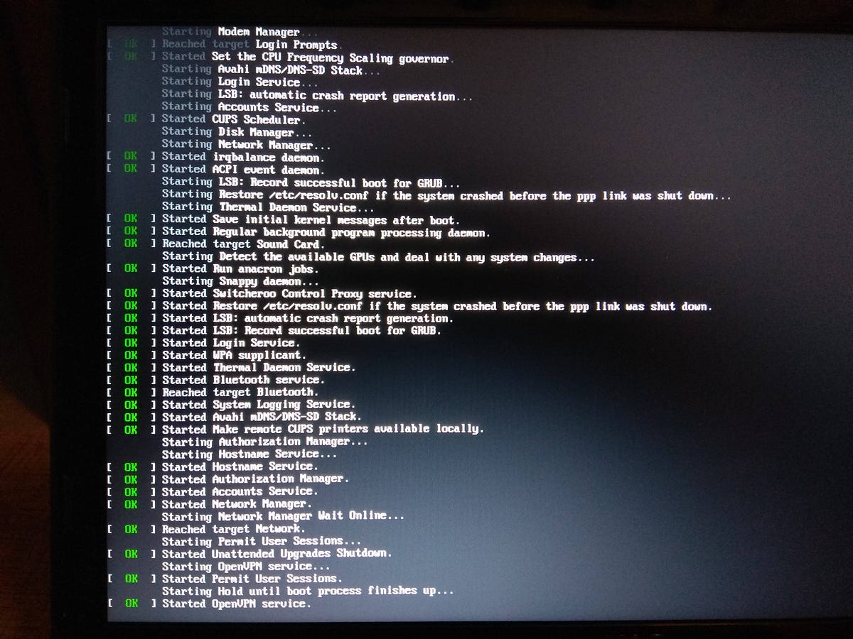 Linux restart. Linux завис boot. started bpfilter linux. started system logging service. ubuntu failed to start login service.