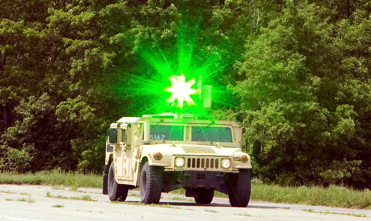 How to Defend Yourself on the Laser Battlefield of the Future by War