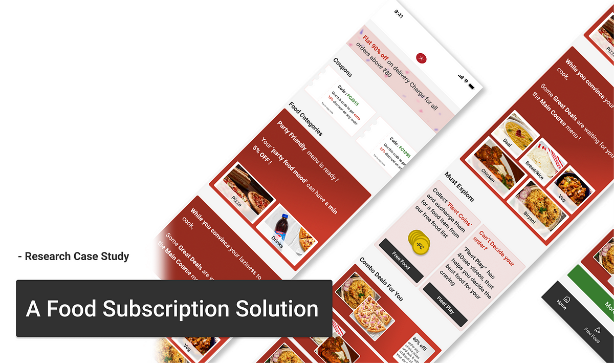 A food subscription — research project | by Sana Zafeer | UX Planet