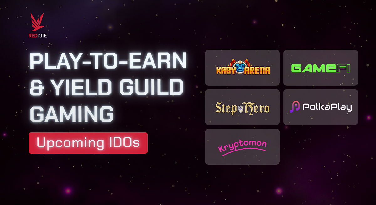 Play-to-Earn and Yield Guild Gaming IDOs on Red Kite this August