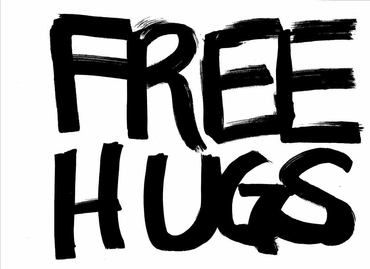 Free Hugs She Stood In The Middle Of The College By Michelle Brown People Stories Medium<script async src=