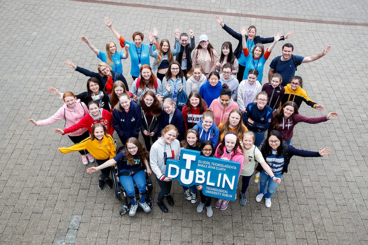 A fun day of Coding4Girls Summer Camp in Technological University Dublin |  by Yamin Xue | LibertyIT | Medium