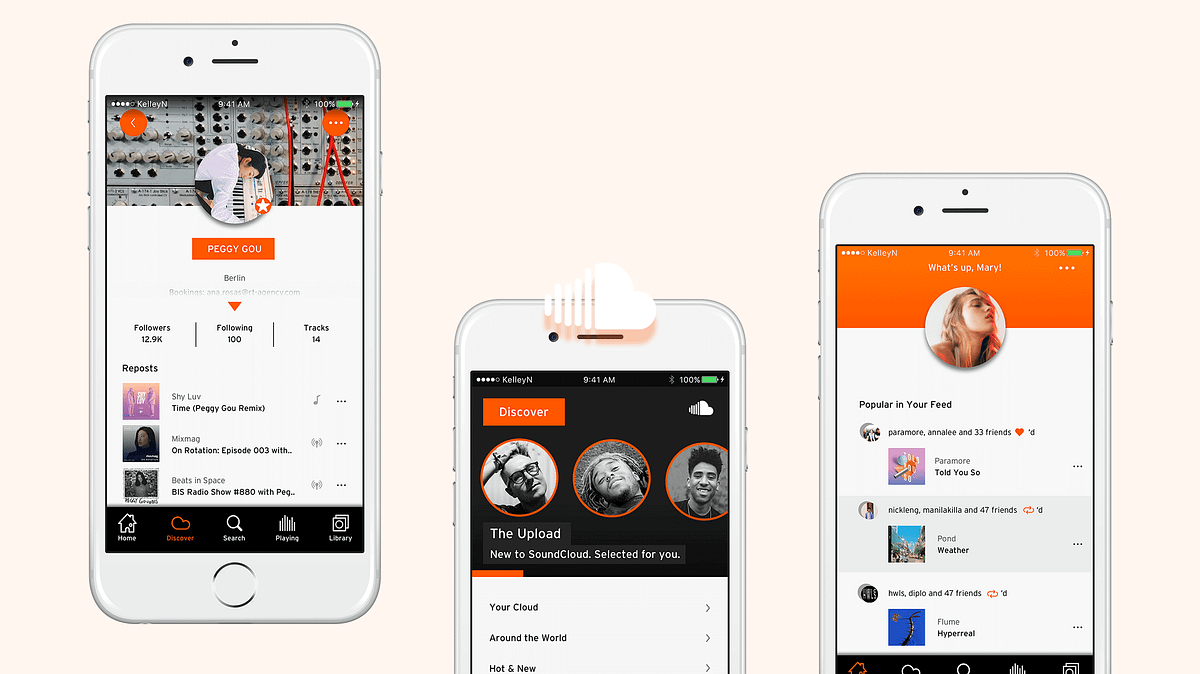 My friends and I hate SoundCloud iOS so much I redesigned it
