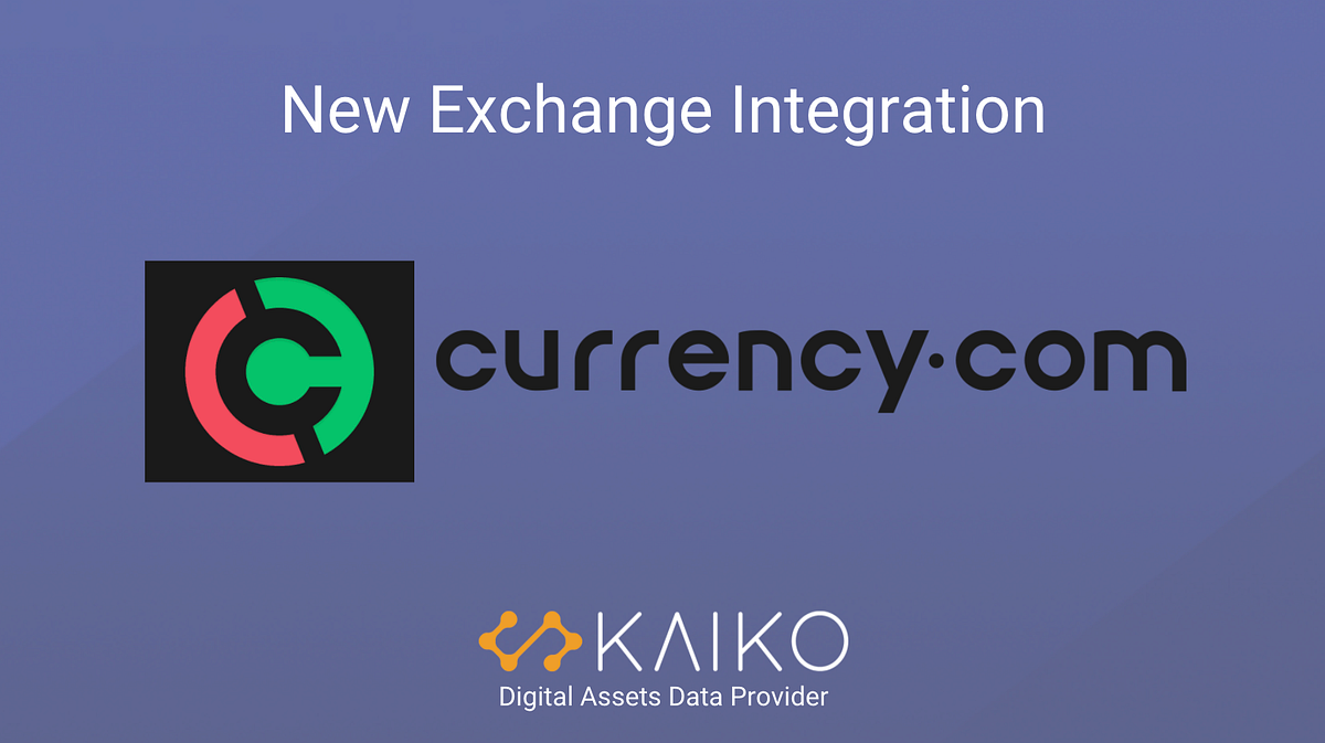 Kaiko partners with to provide cryptocurrency and