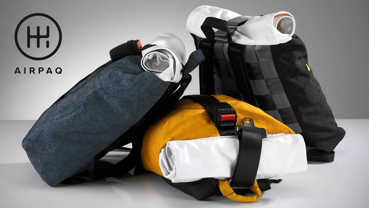 Airpaq, a Backpack Made from Airbags and Seatbelts: The Review | by HL |  Pangolins with Packs