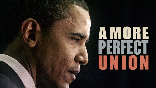 Obama Unity And A More Perfect Union By Julian Vel Medium