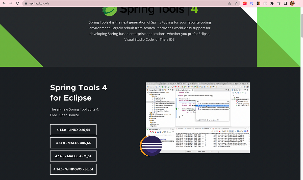 How to use Spring Tool Suite?. Download the Spring Tool Suite from