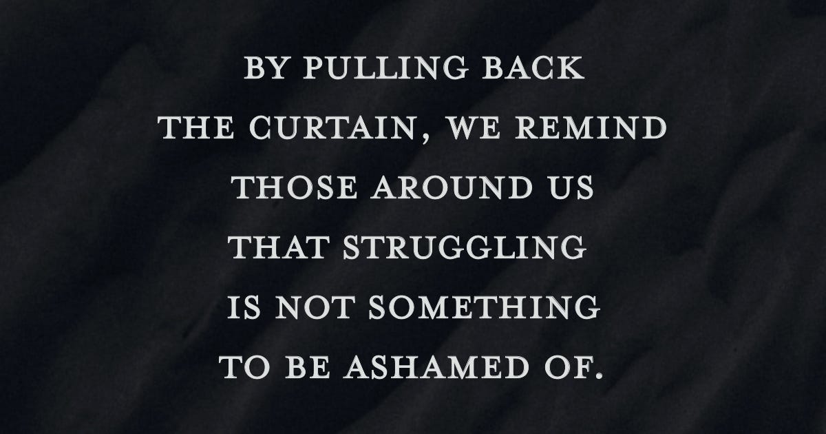 Pulling Back the Curtain. By Nicole by To Write Love on Her