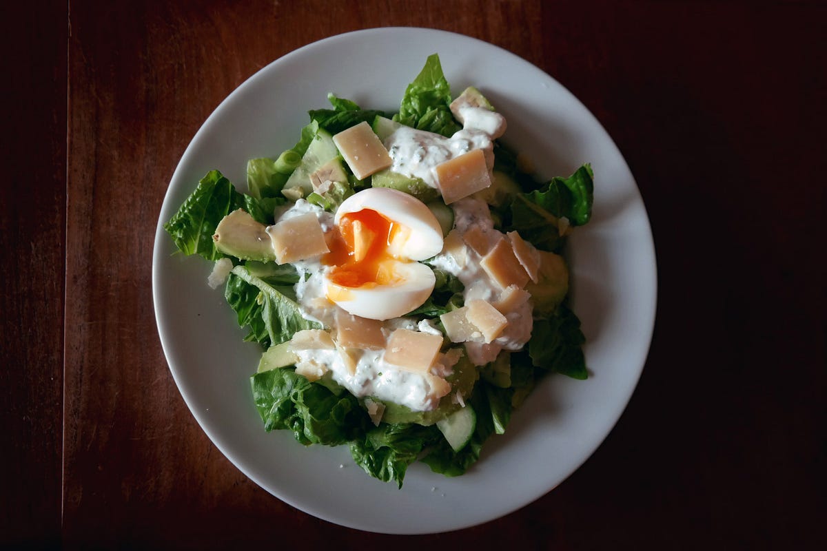 Ceasar Salad met kwarkansjovis dressing by Foedsel Foedsel Medium