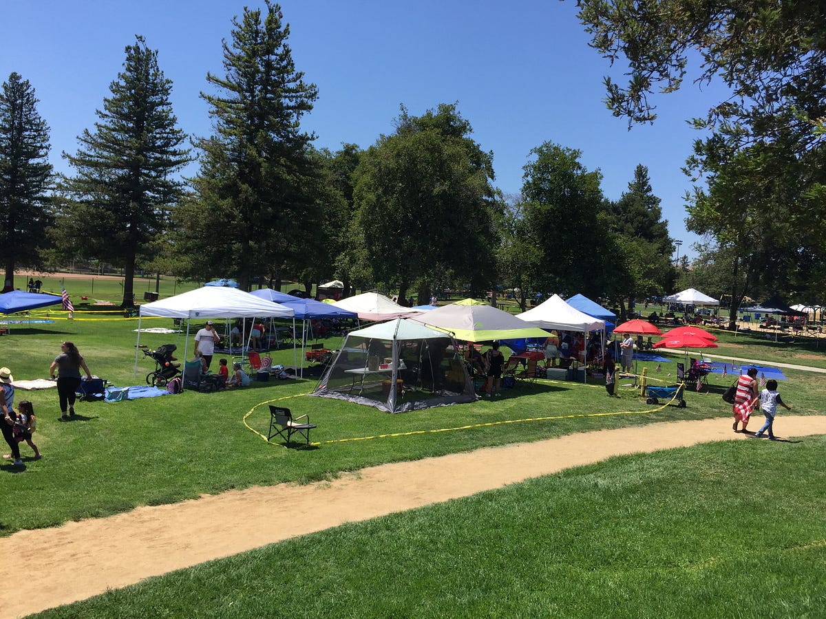 Fun & Fireworks in Simi Valley. The grassy foundation fields that… by