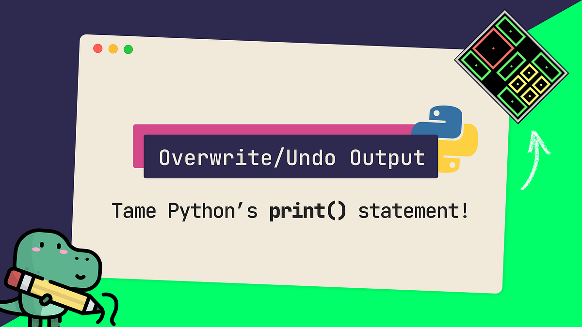 Overwrite Previously Printed Lines | by Thijmen Dam | ITNEXT