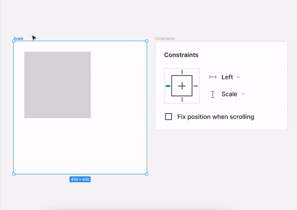 Figma-约束(Constraints)功能 Figma-约束(Constraints)功能