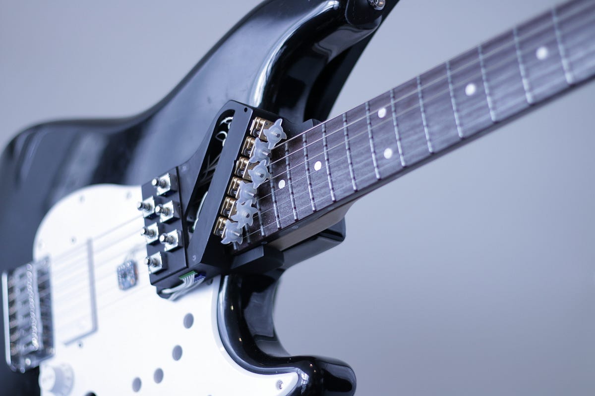 Guitar Machine. By Sang-won Leigh | by MIT Media Lab | MIT MEDIA LAB ...