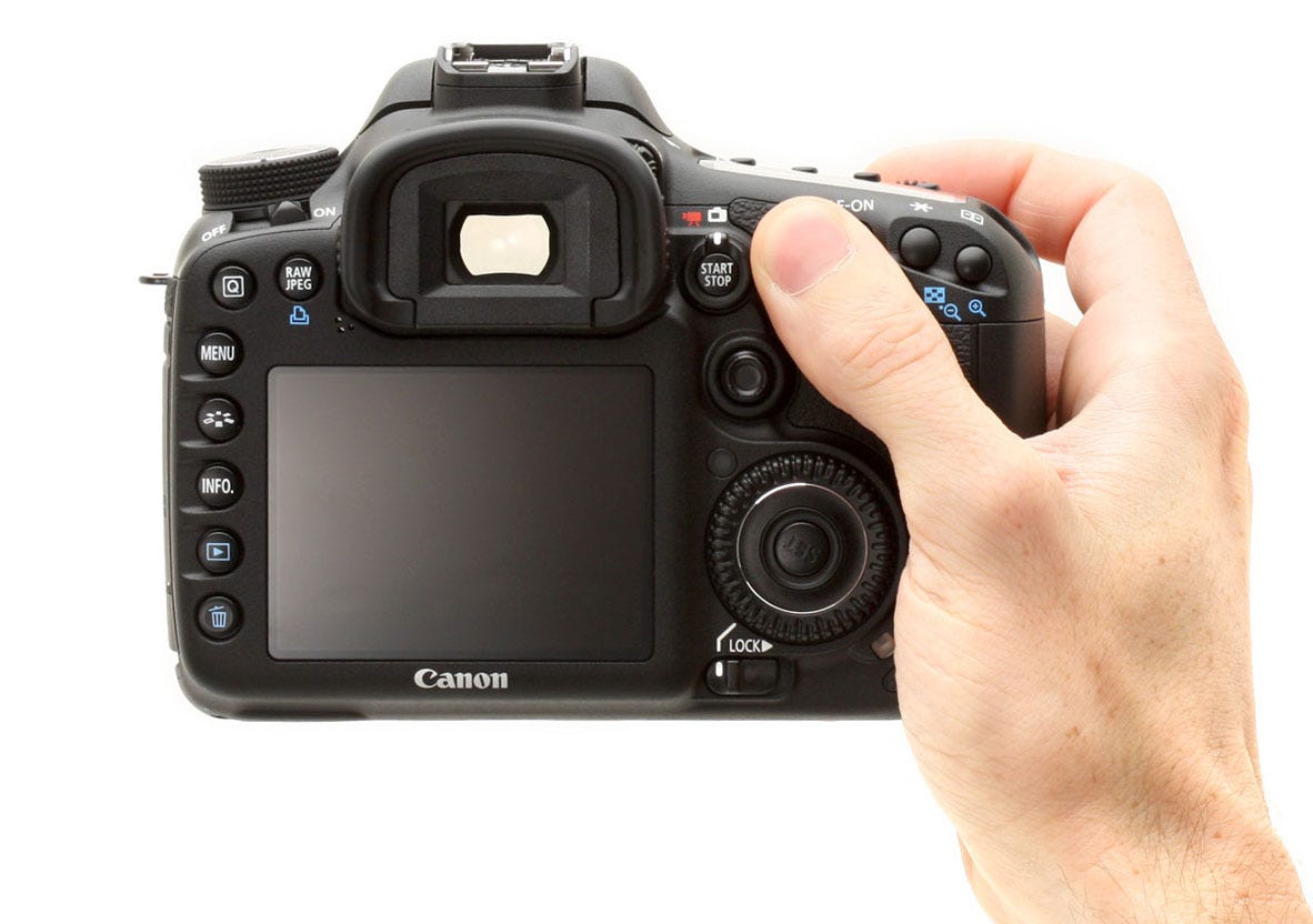 back button focus thumb