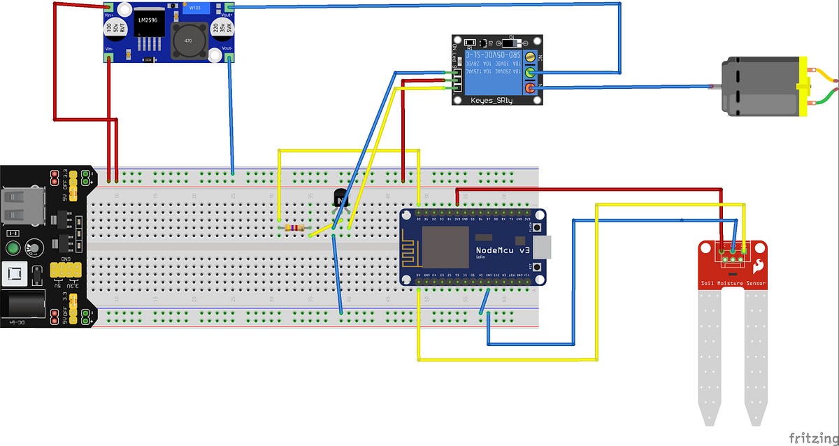 Fritzing relay