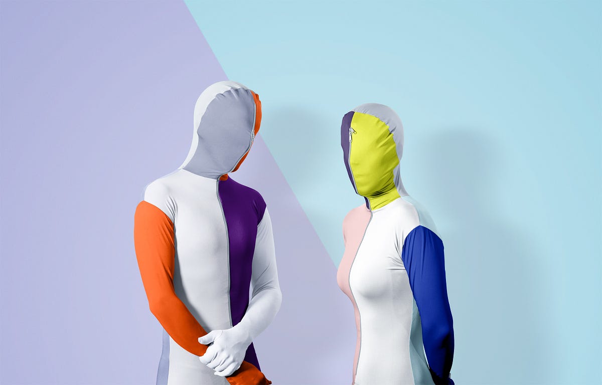 Doing business wearing GIMP suits by Anton & Irene Medium