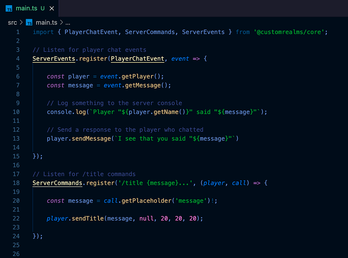 How to build a minecraft plugin with javascript by customrealms medium