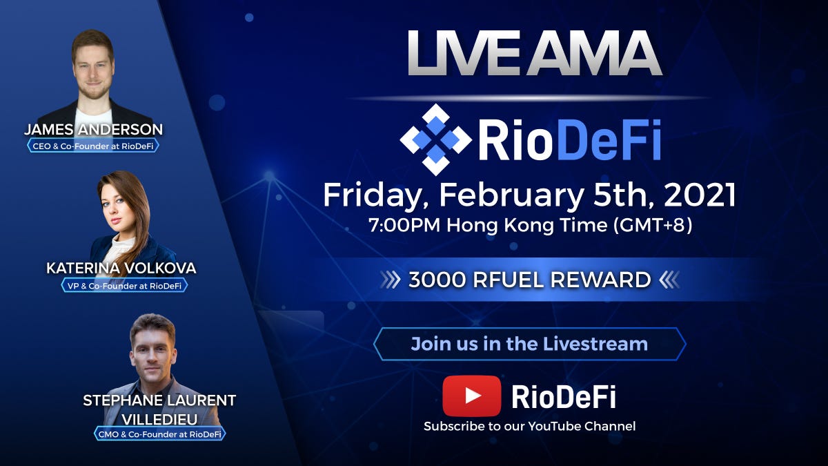 Recap RioDeFi’s Livestream AMA